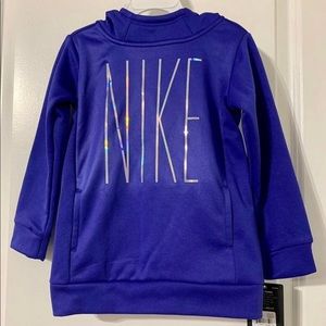 Nike Girl Logo Hoodie Purple